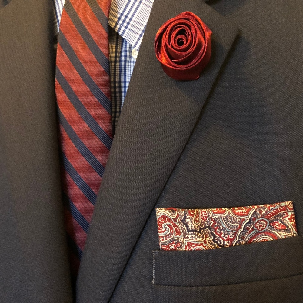 Custom-crafted Pocket Square Set